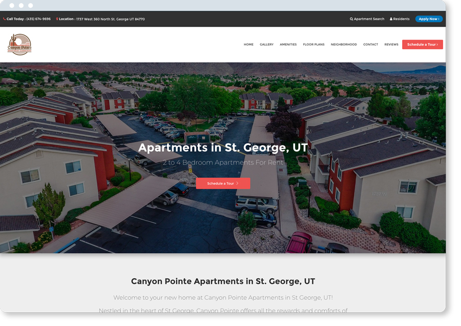 Apartment Website Templates Designs Market Apartments